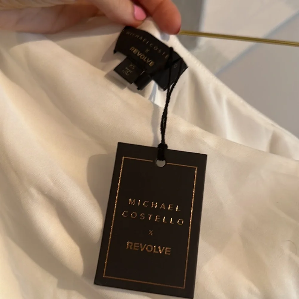 Michael Costello x Revolve Sunny Mini Dress White NWT - Picture 10 of 10